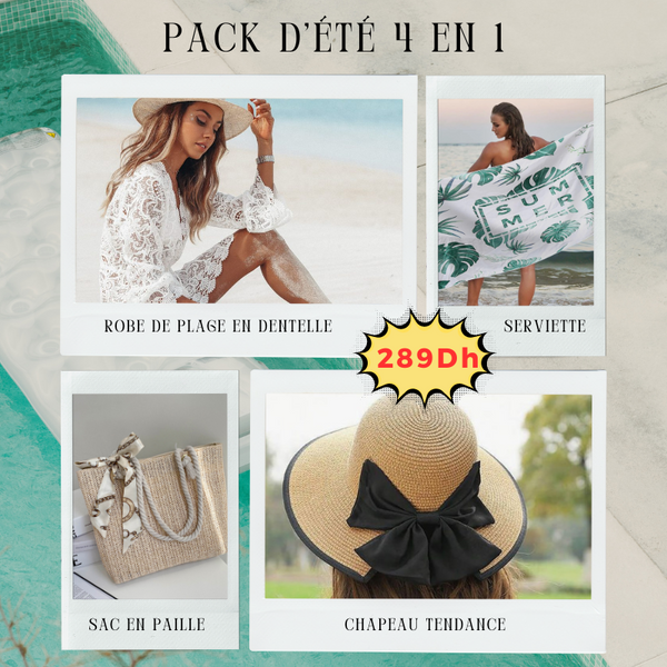pack de plage 4 en 1